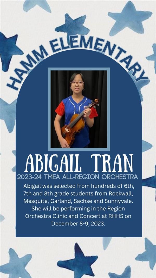   6th Grade Hero Makes All Region Orchestra