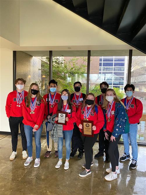  Rockwall HS and Rockwall-Heath HS Earn More than 50 Medals at Academic Decathlon 